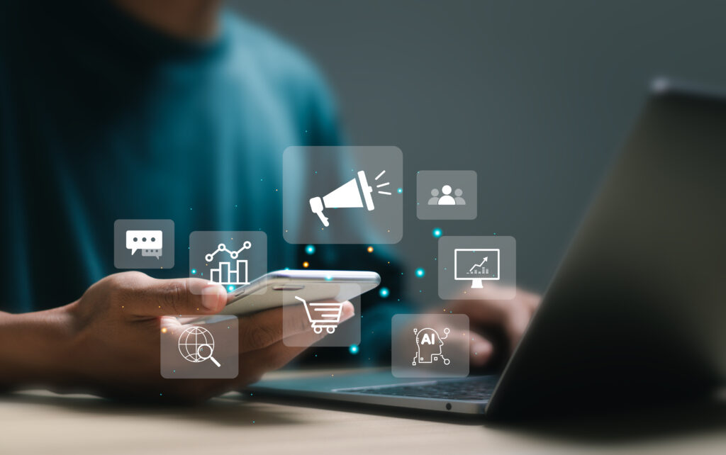 Imagen del servicio de publicidad digital de Juan Lozano Studio, especializada en campañas de Meta Ads y Google Ads para aumentar visibilidad, tráfico y conversiones.